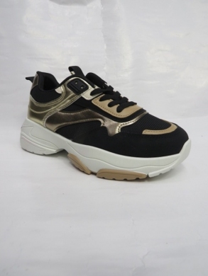 Buty sportowe damskie na płaskim (36-41) 9276 BLACK