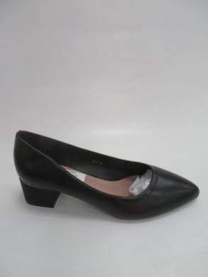 Czółenki damskie na obcasie (36-41) 2201 BLACK