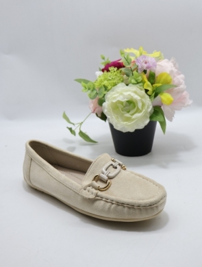 Mokasyny damskie na płaskim (36-41) J152 BEIGE