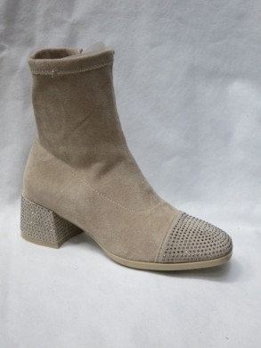 Botki damskie na obcasie (36-41) J199 KHAKI
