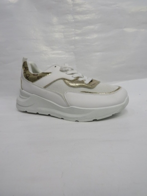 Buty sportowe damskie na płaskim (36-41) QS-48 WHITE
