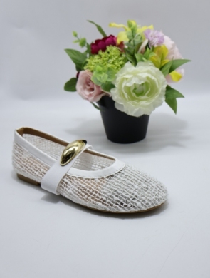Baleriny damskie (36-41) QQ417 WHITE