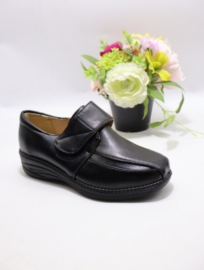 Półbuty damskie na płaskim (37-42) 6921 BLACK