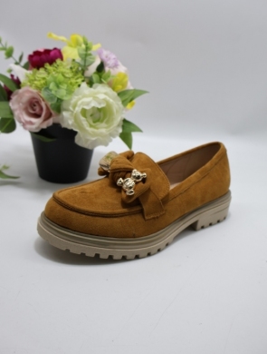 Mokasyny damskie na płaskim (36-41) N24-019A CAMEL