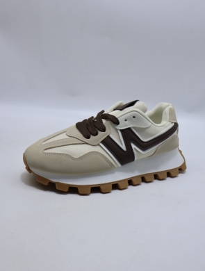 Buty sportowe damskie na płaskim (36-41) PC231 BROWN