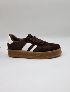 Buty sportowe damskie na płaskim (36-41) BK02 BROWN
