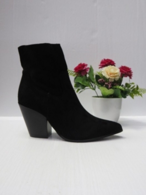 Botki damskie na obcasie (36-41) FR693 BLACK