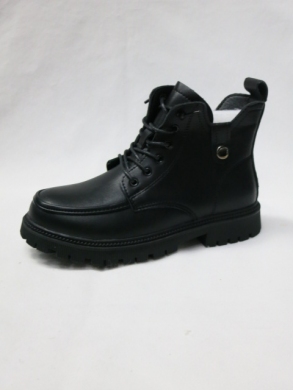 Botki dziewczęce ocieplane (31-36) A123 BLACK