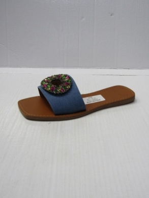 Klapki damskie na płaskim (36-41) DM207 BLUE