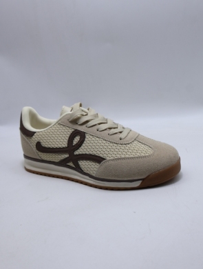 Buty sportowe damskie na płaskim (36-41) EV520 BEIGE