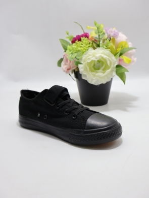 Trampki dziewczęce (31-36) G50-30 ALLBLACK