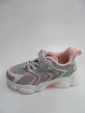 Buty sportowe dziewczęce (32-37) L315 GREY/PINK