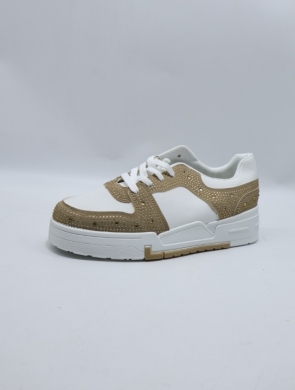 Buty sportowe damskie na płaskim (36-41) GG666 KHAKI