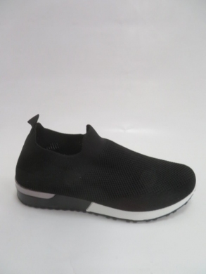 Buty sportowe damskie na płaskim (36-41) 8076-1 BLACK