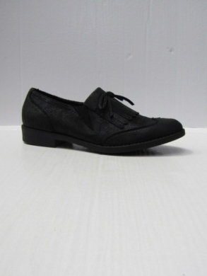Półbuty damskie na płaskim (36-41) 5913 BLACK