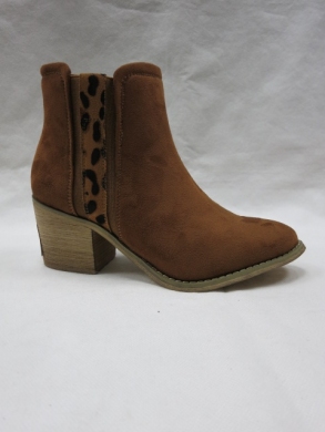 Botki damskie ocieplane na obcasie (36-41) Z1107 CAMEL