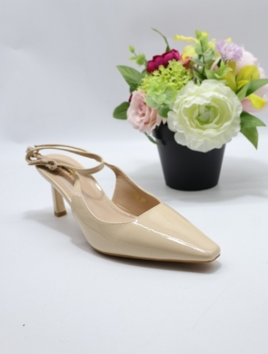 Sandały damskie na szpilce (36-41) R22 BEIGE