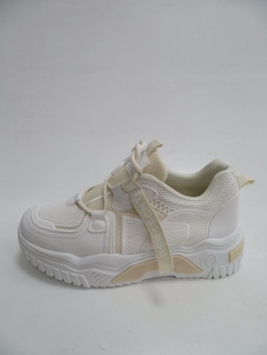 Sportowe damskie na koturnie (36-41) A88-81 BEIGE
