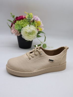 Półbuty damskie na płaskim (39-43) DTC06-5 BEIGE