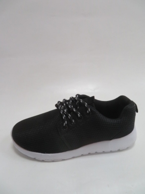 Buty sportowe damskie na płaskim (36-41) DN15-1 BLACK/WHITE