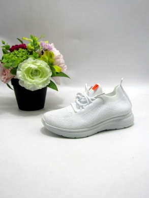 Buty sportowe damskie na płaskim (36-41) EV-366 WHITE
