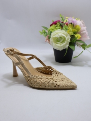Sandały damskie na szpilce (36-41) BO-225 BEIGE