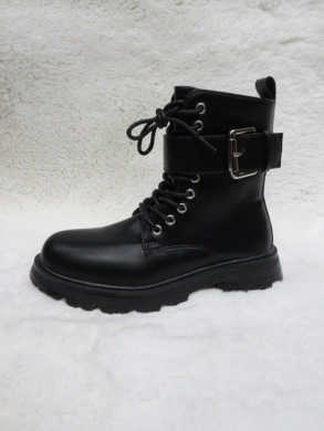 Trapery dziewczęce ocieplane (31-36) 7501-3B BLACK