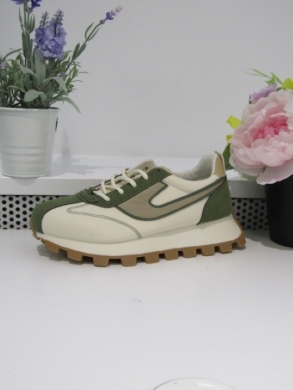 Buty sportowe damskie na płaskim (36-41) 88-91 GREEN