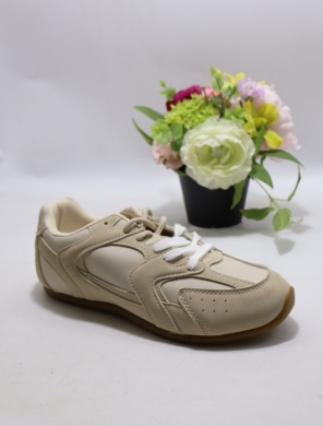 Buty sportowe damskie na płaskim (36-41) 2044 BEIGE