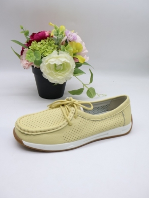 Mokasyny damskie na płaskim (36-41) 8018 YELLOW