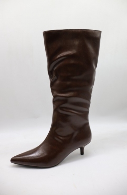 Kozaki damskie na szpilce (36-41) B-685 BROWN