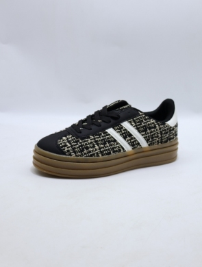 Buty sportowe damskie na płaskim (36-41) 24051 BLACK