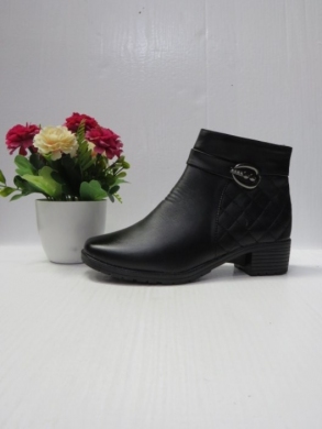 Botki damskie ocieplane na obcasie (36-41) 288-72 BLACK