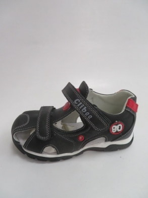 Sandały Chłopięce (26-31) AB242 BLACK/RED