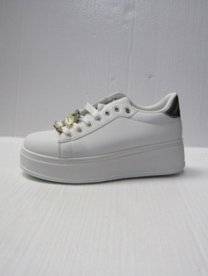Buty sportowe damskie na koturnie (36-41) 1711 SILVER