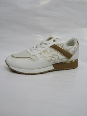 Buty sportowe damskie na płaskim (36-41) R-80 WHITE