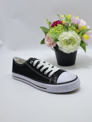 Trampki damskie na płaskim (36-41) JN101BK