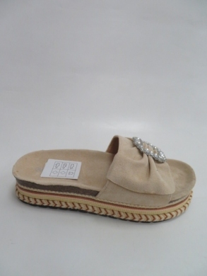 Klapki damskie na płaskim (36-41) XOZ-14 BEIGE