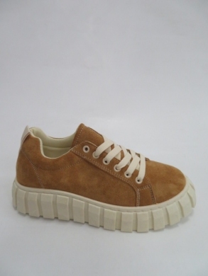 Sportowe Damskie na koturnie (36-41) BH9 CAMEL