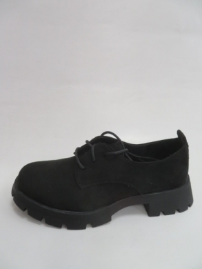 Półbuty damskie na płaskim (36-41) NC1262 BLACK