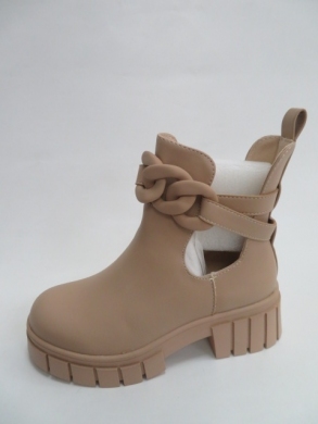 Botki damskie jesienne na płaskim (36-41) RQ426 KHAKI