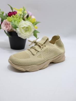 Buty sportowe damskie na płaskim (36-41) TA-202 BEIGE