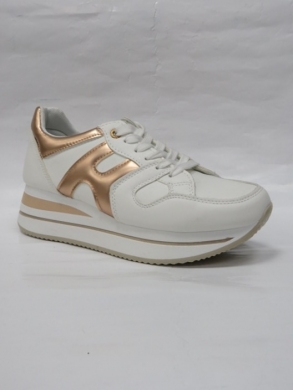 Buty sportowe damskie na płaskim (36-41) 1733 WHITE/CHAMP
