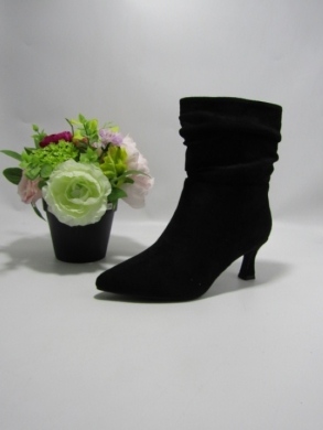 Botki damskie na szpilce (36-41) 9512A BLACK