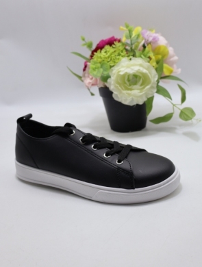 Buty sportowe damskie na płaskim (36-40) J539-1 BLACK