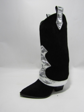 Kozaki damskie na obcasie (36-41) DE271S BLACK