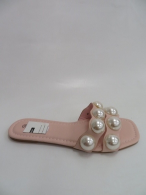 Klapki damskie na płaskim (36-41) F-04 PINK