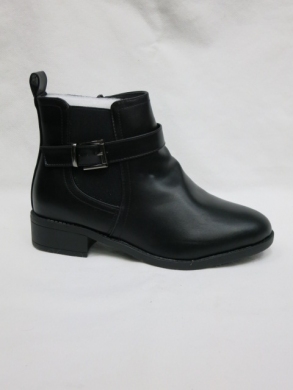 Botki damskie ocieplane na płaskim (36-41) Z622-2 BLACK