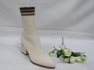 Kozaki damskie jesienne na obcasie (36-41) NS263 BEIGE