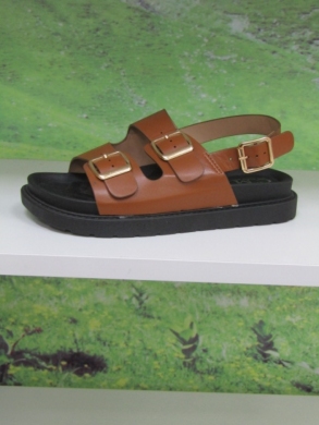 Sandały damskie na płaskim (36-41) 5054 CAMEL